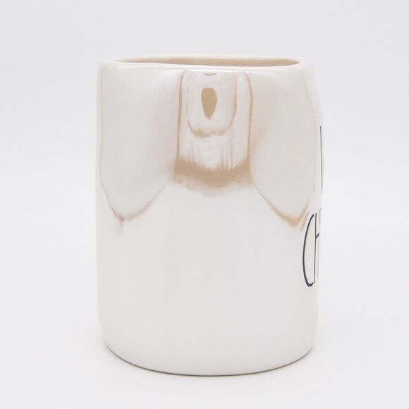 Rae Dunn White Christmas Mug, 16oz Iridescent Ceramic Coffee Cup, Holiday Gift - Picture 5 of 10